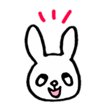 Little white rabbits sticker #11470685