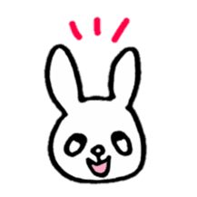 Little white rabbits sticker #11470685