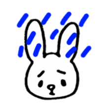 Little white rabbits sticker #11470688