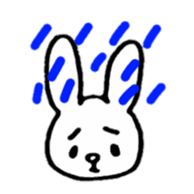 Little white rabbits sticker #11470688