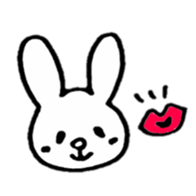 Little white rabbits sticker #11470689