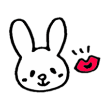Little white rabbits sticker #11470689