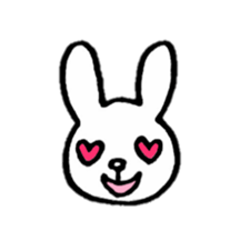Little white rabbits sticker #11470693