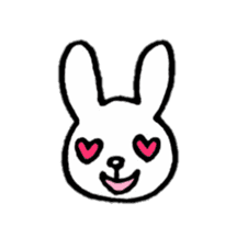Little white rabbits sticker #11470693