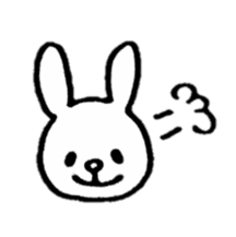 Little white rabbits sticker #11470694