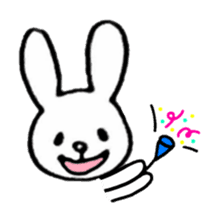 Little white rabbits sticker #11470696