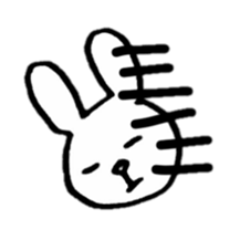 Little white rabbits sticker #11470702