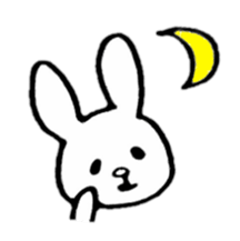Little white rabbits sticker #11470703