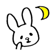 Little white rabbits sticker #11470703