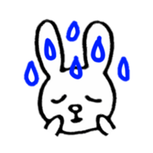 Little white rabbits sticker #11470706