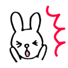 Little white rabbits sticker #11470707