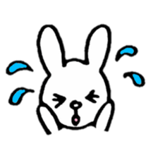 Little white rabbits sticker #11470709