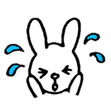 Little white rabbits sticker #11470709