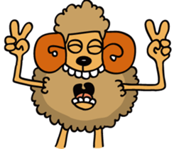 Lazy Sheep sticker #11694080