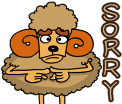 Lazy Sheep sticker #11694094