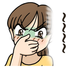 2 people's daily life sticker #11722435