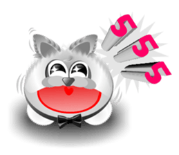 Dip White Dog sticker #11744643