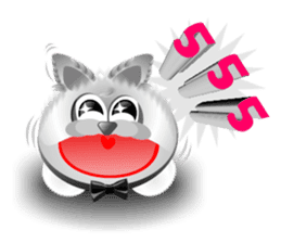 Dip White Dog sticker #11744643