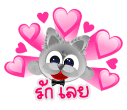 Dip White Dog sticker #11744648