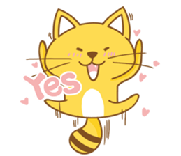 Yellow Cunning-work sticker #11768898