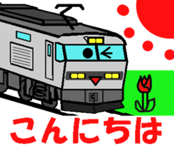 TRAIN STICKER TYPE LOCOMOTIVE Ver.2 sticker #11944001