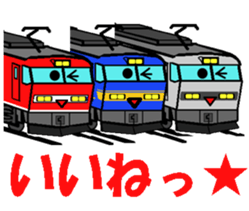 TRAIN STICKER TYPE LOCOMOTIVE Ver.2 sticker #11944006