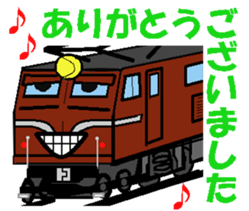 TRAIN STICKER TYPE LOCOMOTIVE Ver.2 sticker #11944012