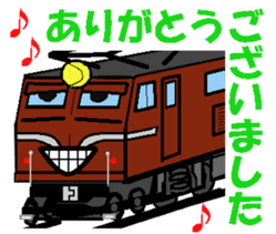 TRAIN STICKER TYPE LOCOMOTIVE Ver.2 sticker #11944012