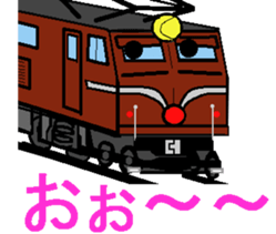 TRAIN STICKER TYPE LOCOMOTIVE Ver.2 sticker #11944013