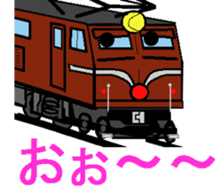 TRAIN STICKER TYPE LOCOMOTIVE Ver.2 sticker #11944013