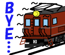 TRAIN STICKER TYPE LOCOMOTIVE Ver.2 sticker #11944016