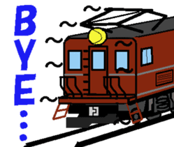 TRAIN STICKER TYPE LOCOMOTIVE Ver.2 sticker #11944016