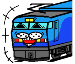 TRAIN STICKER TYPE LOCOMOTIVE Ver.2 sticker #11944017