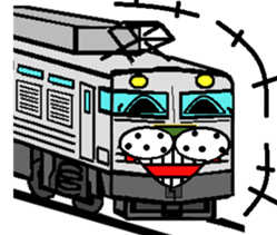 TRAIN STICKER TYPE LOCOMOTIVE Ver.2 sticker #11944018