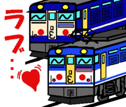 TRAIN STICKER TYPE LOCOMOTIVE Ver.2 sticker #11944020