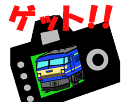 TRAIN STICKER TYPE LOCOMOTIVE Ver.2 sticker #11944021