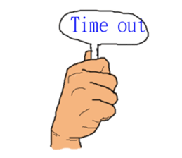 finger show v2.0 clever hands sticker #12134265