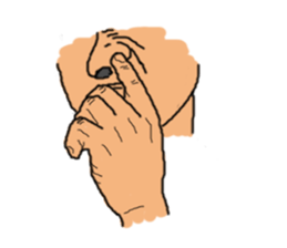 finger show v2.0 clever hands sticker #12134274