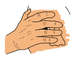 finger show v2.0 clever hands sticker #12134279