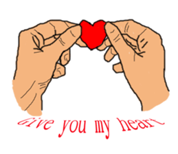 finger show v2.0 clever hands sticker #12134284