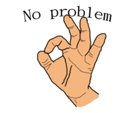 finger show v2.0 clever hands sticker #12134292