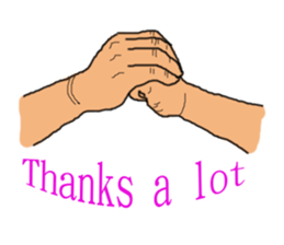 finger show v2.0 clever hands sticker #12134297