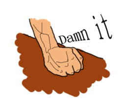 finger show v2.0 clever hands sticker #12134298