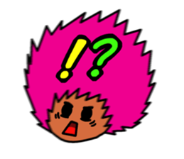 Flashy Afro sticker #12588601