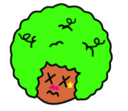 Flashy Afro sticker #12588605
