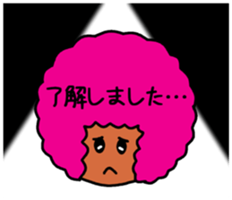 Flashy Afro sticker #12588607