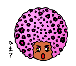 Flashy Afro sticker #12588627