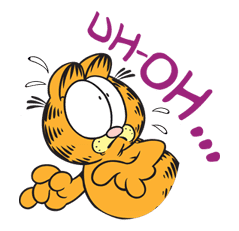 Garfield sticker #23382