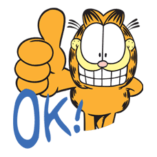 Garfield sticker #23384