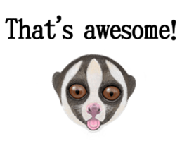 Cute animals sticker(English) sticker #12907126